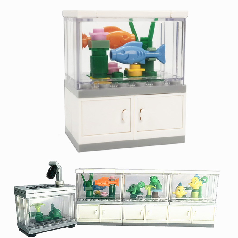 Aquarium Fish Lego - Cidade amigos tanque de peixes blocos