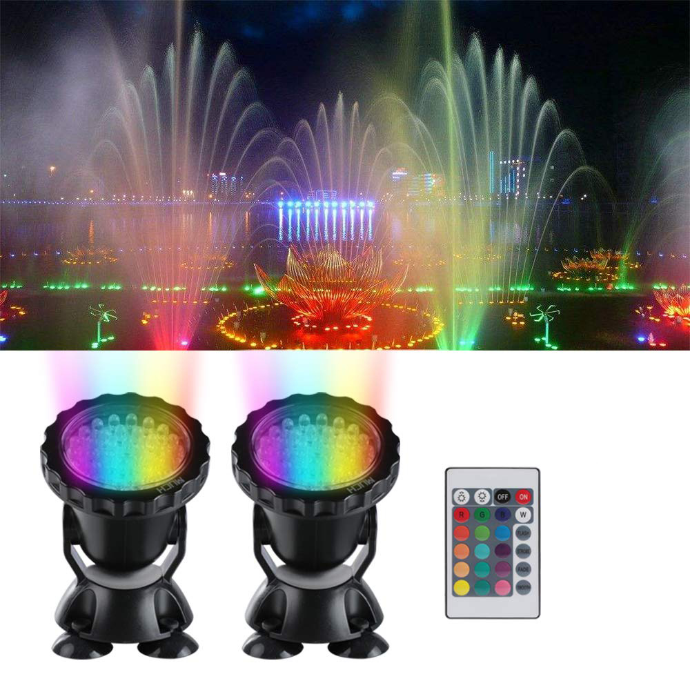 Aquarium Fish Colorful - 12v submersível lagoa luz multi-cor aquário