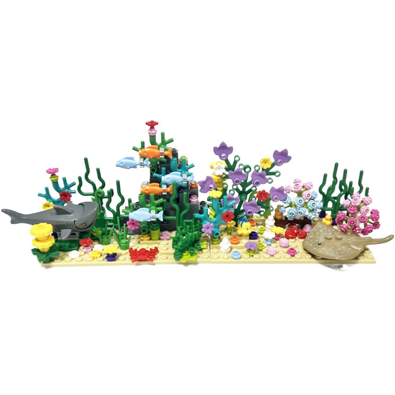 Aquarium Fish Lego - Cenários de Plantas do Mundo Subaquático