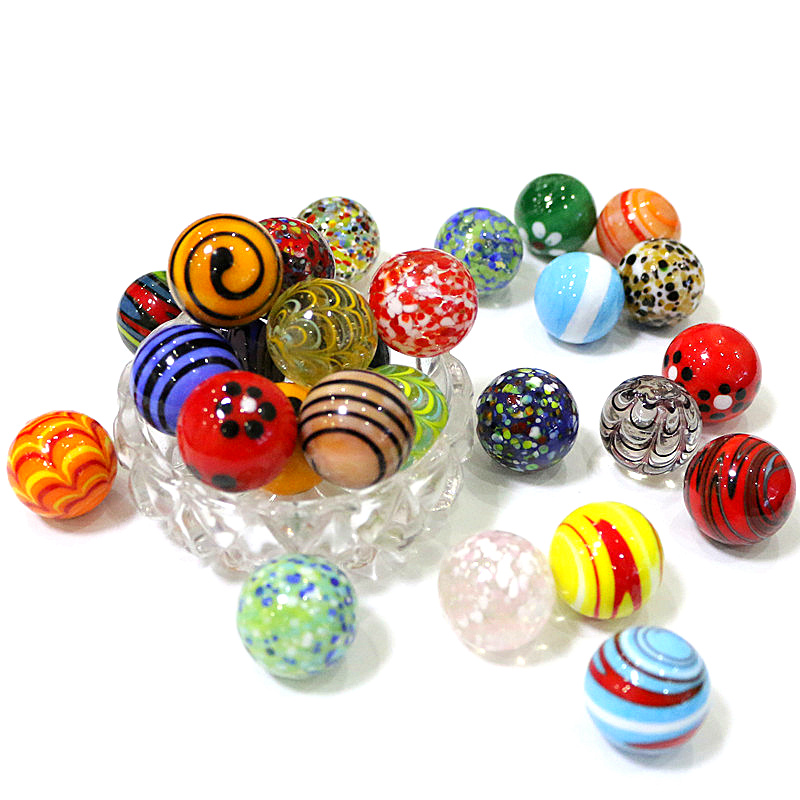 Aquarium Fish Game - 25mm bolas de mármore de vidro