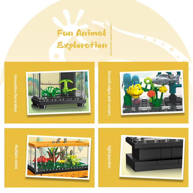 Conjunto de Blocos de Montar p - Aquarium Fish Lego avaliação e preço