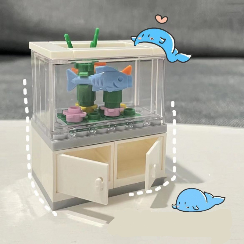 Cidade amigos tanque de peixes - Aquarium Fish Lego avaliação e preço