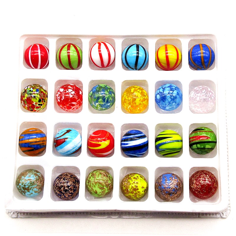 Bolas de Vidro Coloridas de 16 - Aquarium Fish Game avaliação e preço