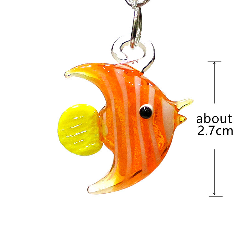 2 peças de charme de peixe mar - Aquarium Fish Colorful avaliação e preço