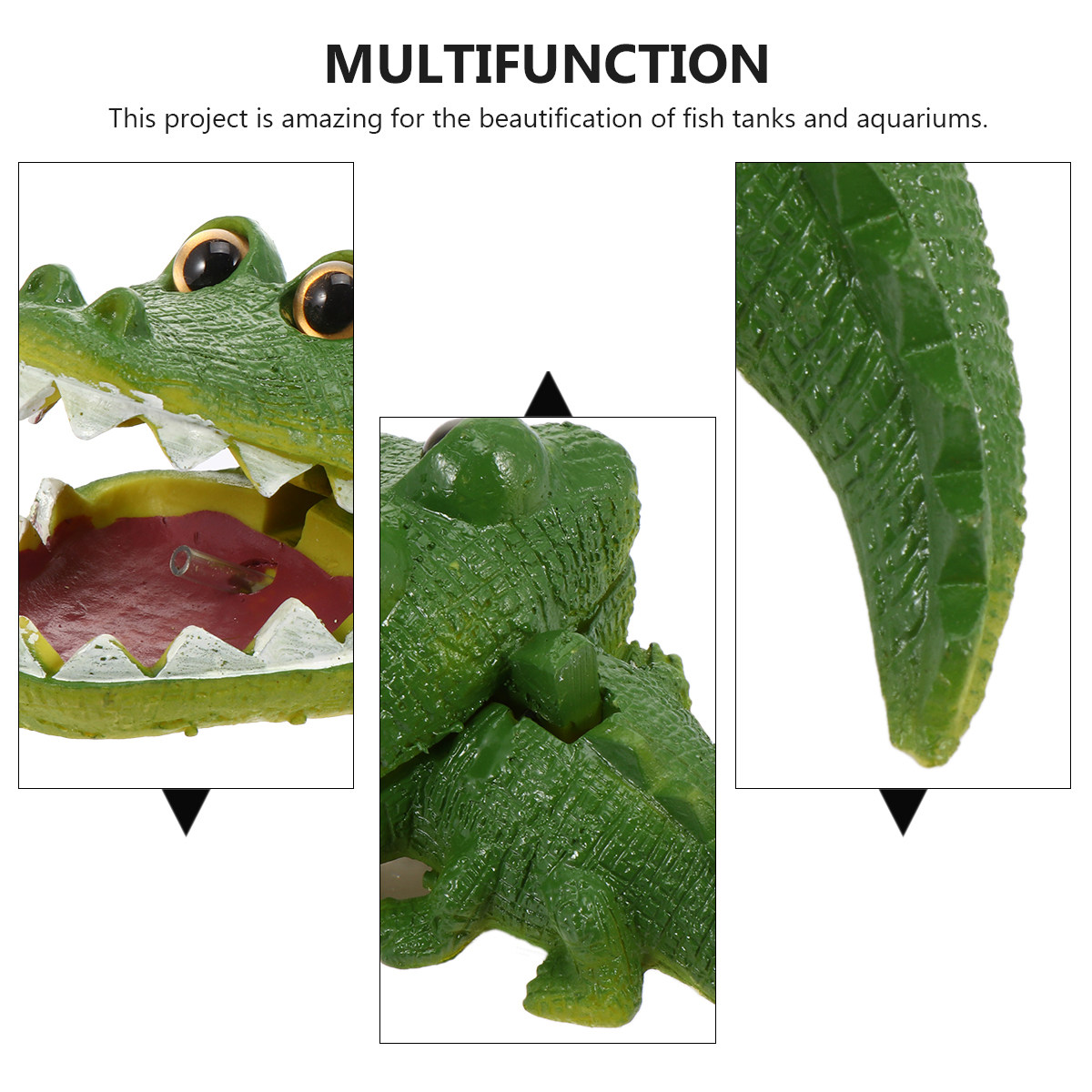 Decoração Criativa para Aquári - Aquarium Fish Alligator avaliação e preço