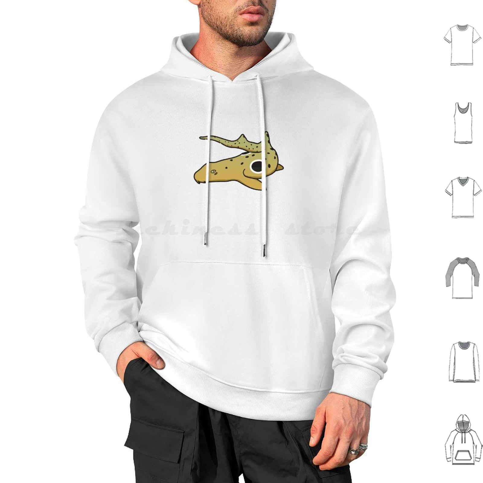 Epaulette tubarão desenho hood - Draw Fish Aquarium avaliação e preço