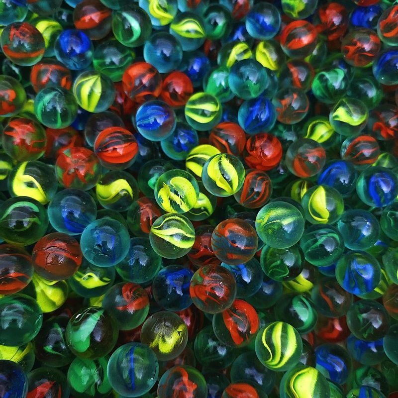 Bolas de Vidro Coloridas de 16 - Aquarium Fish Game avaliação e preço