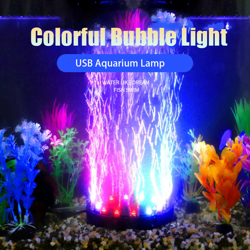 Aquário submersível usb led bo - Aquarium Fish Colorful avaliação e preço