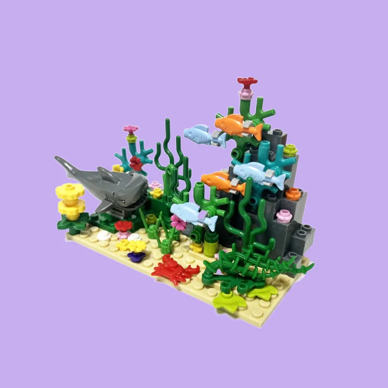 Cenários de Plantas do Mundo S - Aquarium Fish Lego avaliação e preço